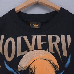 X-Men Wolverine AOP T-Shirt Mens XL Black Marvel All Over Print Comic Book Tee