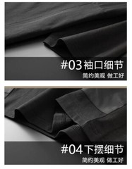 New Fashion Trend Embroidered Summer Short Sleeve Luxury Men Black T-Shirt