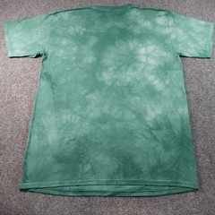 The Mountain Wolf T-Shirt Mens Large Green Tie Dye Animal Nature Tee