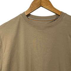 Left Coast Tee Shirt Mens M 100% Pima Cotton Crewneck Short Sleeve Tan Brown