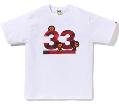 A BATHING APE Men’s A BATHING APE 33RD ANNIV. BABY MILO TEE 2M20110006 /r