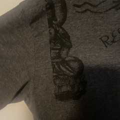 Sure Original Back to Basic Charocal Grey Hamsa Hand Eye Graphic T-Shirt