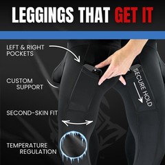 Real Men 28in Nylon Leggings D Pouch Lrg 2pk Blk/Gry Thermal Base Layer Men C…