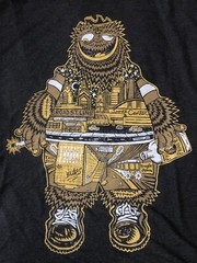 PAUL CARPENTER ART Sports Center TASTY Steak Men’s Hip Hop Skate BMX T-shirt XL