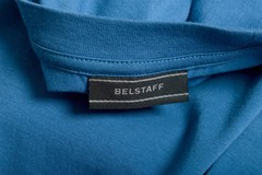 Belstaff Men’s “THOM” Blue Short Sleeve Crewneck T-Shirt US 2XL IT 56