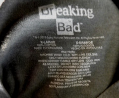 Breaking Bad “Heisenberg” Graphic Men’s T-Shirt Size X Large (See Measurement)