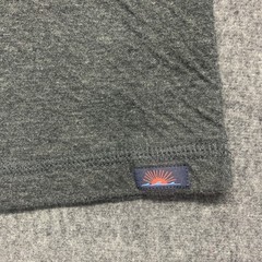 Faherty Cloud Cotton PIMA COTTON Henley Shirt Men’s Gray Long Sleeve – Size L