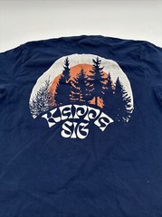 Kappa Sig T-Shirt Men Small Graphic Print Logo Pocket Comfort Colors..#13089