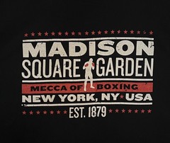 Madison Square Garden Mecca of Boxing Black T-Shirt Men’s Size XL MSG New York