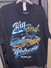 Snap-on Big Bad and Reborn AMC Javelin Muscle Car Graphic T-Shirt
