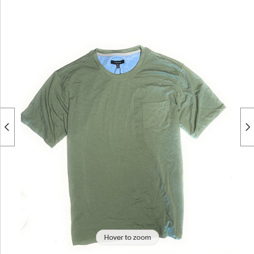 Tahari Men’s 4-Way Stretch Tee (LIGHT SAGE,SMALL) NWT