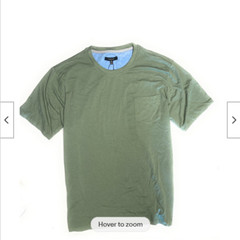 Tahari Men’s 4-Way Stretch Tee (LIGHT SAGE,SMALL) NWT