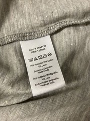 NEW Jachs New York Men’s Custom Linen Tri-Blend MEDIUM T-Shirt Tee GRAY Crewneck