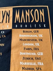 Vintage 2003 Marilyn Manson The Golden Age of Grotesque Black T-shirt Sz M