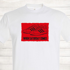 Bournemouth Football Gazelle Trainers Away Days Weekend Casual Saturday T Shirt