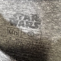 A1 Star Wars X Wing Fighter Movie Promo T Shirt Adult Medium Gray Mens