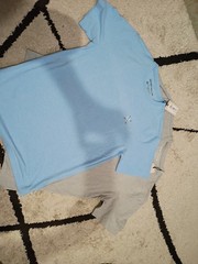 Peter Millard T-shirts Size X S And S Blue And Gray Stretchable Pima Cotton