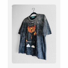 Bacon Streetwear Grunge Acid Wash Casual Fashion Forward T-shirt Dark Gray L NWT