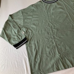Asos Design Long Sleeve T Shirt Mens Size 2XL Green Stretch Crew Neck