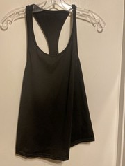Racerback Mens Workout Tank Top NWOT Black Slim Fit Size Medium Stretch