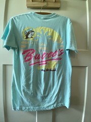 Buc-ees Gas Station At The Beach Florida Blue Neon T-shirt Adult Small