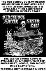 HENRY J KAISER OLD SCHOOL MUSCLE HOT ROD OUTLAW GASSER DRAG CAR SKULL WORK SHIRT