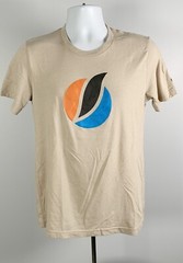 Golden Harvest Corn Seed Farming T Shirt Mens Medium Tan Cotton