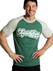 aussieBum Outsider BaseBall T-Shirt: Many Colours, Round Neck, Short Sleeve