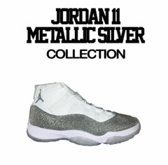 Shirt Match Jordan 11 Vast Grey Silver Metallic – Daily Routine Shirt