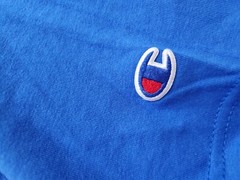 Champion Athleticwear Unisex Blue Cotton Tee-Shirt Short Sleeve T425RB Sz.S