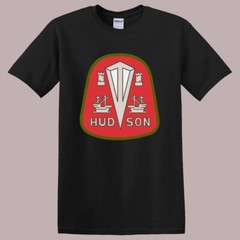 Hudson Classic Car Men’s Black T-Shirt Size S-5XL