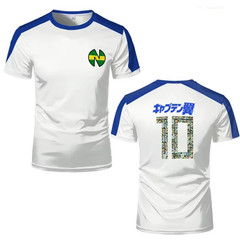 Captain TsubasaSports T-shirts For Men Anime Jersey Cosplay Custom Tops