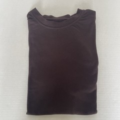 Haggar Men’s Large Brown Crew Neck T-Shirt Short Sleeve Soft
