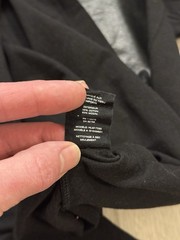 Helmut Lang Men’s Black on Black Box Fit Film Print T-Shirt – XS