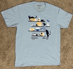 Amazon Prime Day 2026 Employee PEAK Blue T-shirt Limited Release sz Large