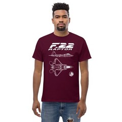 F-22 Raptor Fighter Jet Aviation Design Shirt Military Aircraft