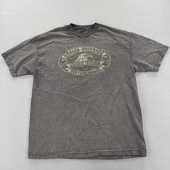Harley-Davidson Shirt Mens Large Gray Eagle Legendary Trademark Biker 2007 Tee