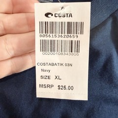 Costa Del Mar Men’s Batik T-Shirt Navy XL