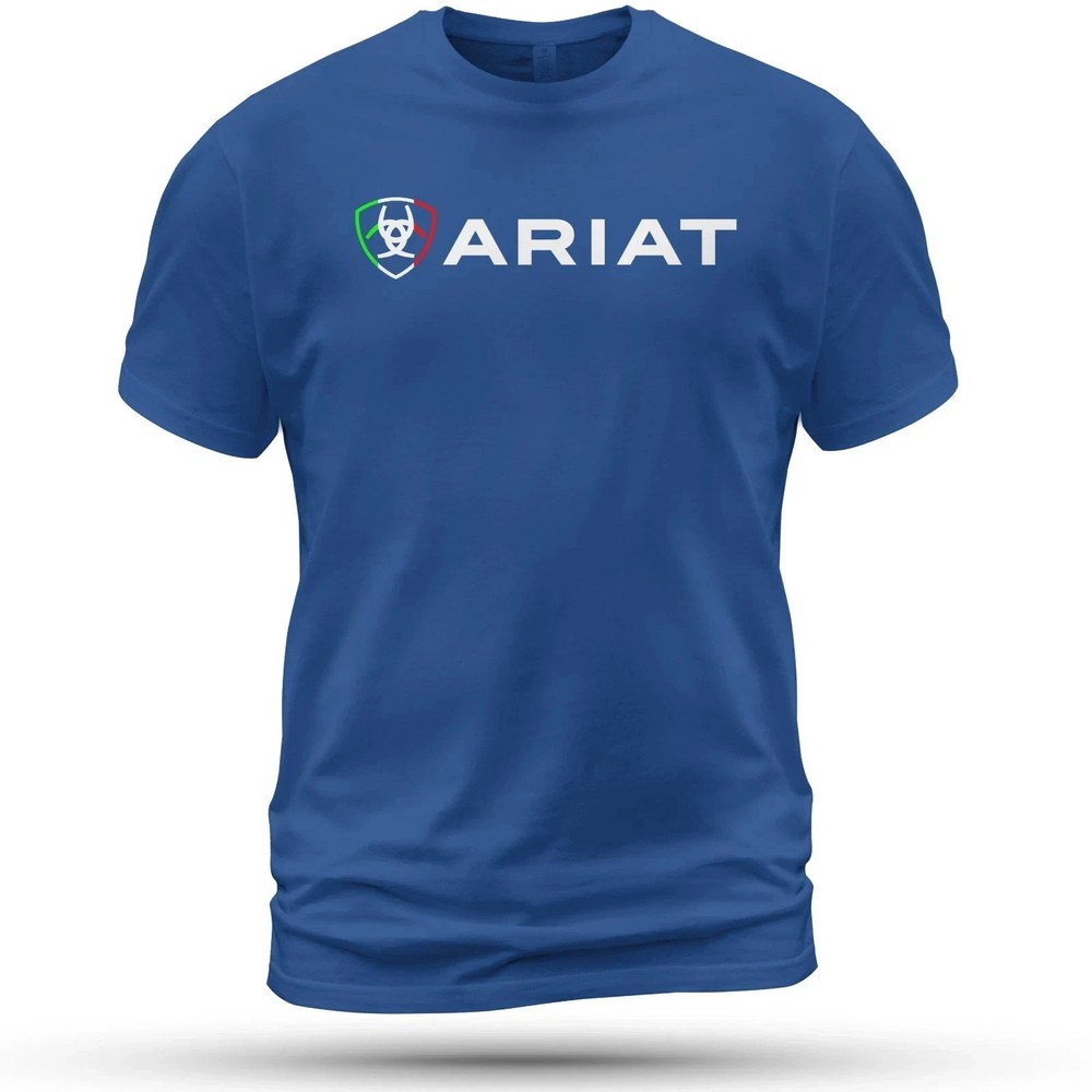NEW SALE! Ariat International Logo Unisex T-Shirt Size S-5XL
