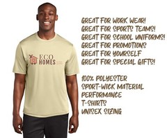 Ink Stitch Design Your Own Custom Logo Photo Texts Poly Performance Unisex Tees