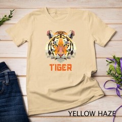 Cool Geometric Bengal Indian Tiger Face Sweatshirt Cat Gift Unisex T-shirt