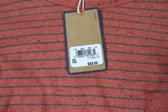 G.H. BASS & CO. New Men’s Pullover Crew Neck Long Sleeve Shirt Orange XXL