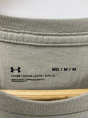 Under Armour Green/Gray Graphic Logo Crew Neck Short Sleeve Loose Tee Men M