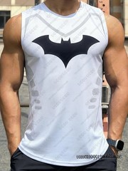 DC Comic Batman Series Fitness Tank Top For Men Summer Man Muscle Sleeveless Ves