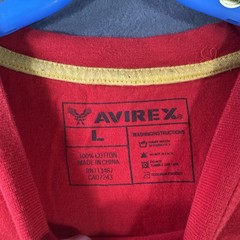 Y2K Avirex T Shirt Mens Large Snake/Rose W/rhinestone Red
