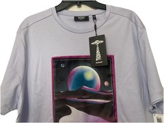Murano Interdimensional Collection Velour Patch Screen Print Short Sleeve NWT