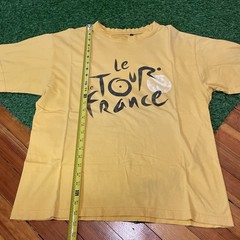 Le Tour de France Lance Armstrong Yellow T-Shirt Men’s Large L Cotton Graphic