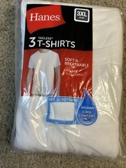 Hanes STRWC3 Men’s T-Shirt – White (Pack Of 3)