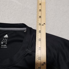 Adidas Climalite Performance Tee Mens L Large Black Graphic Logo T Shirt