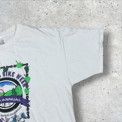 Vintage Hanes Heavyweight Fat Tire Bike Week Shirt XL Crested Butte Colorado